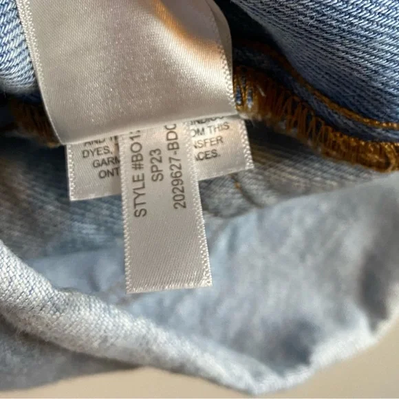 Crewcuts J.Crew Girls Denim Short Overalls Size 14 Adjustable Straps Pocket Bib - Picture 8 of 9